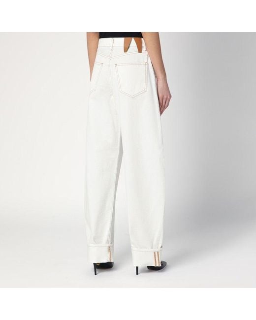 DARKPARK White Khris Balloon Jeans