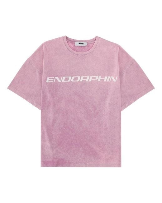 MSGM Pink T-Shirt Endorphin