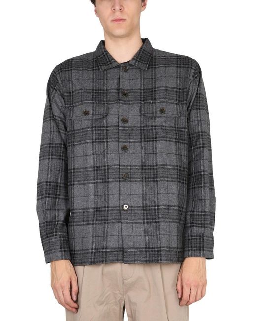 Universal Works Gray Regular Fit Shirt for men