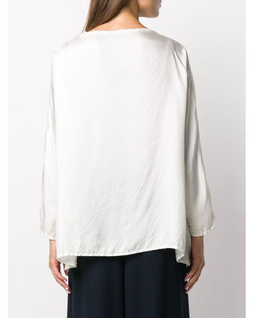 Daniela Gregis White Silk Blouse