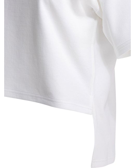 Alaïa White Boxy Fit T Shirt