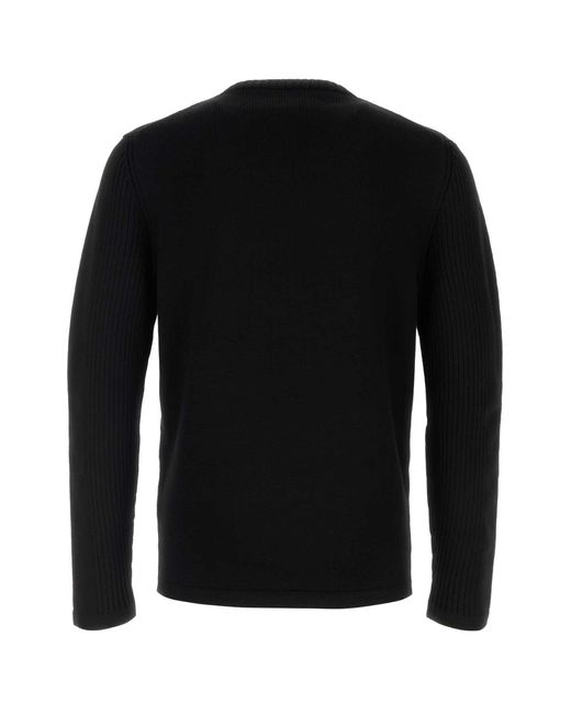 Prada Black Wool Sweater for men