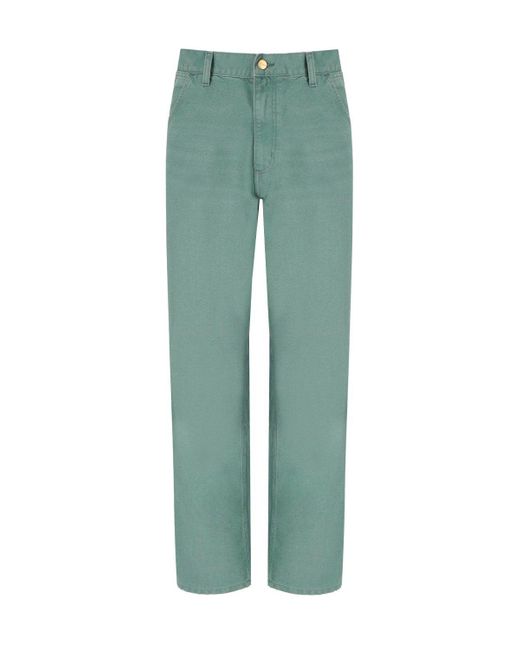 Carhartt Green Single Knee Pine Trouser for men