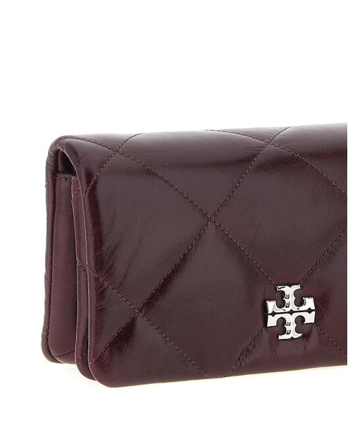 Tory Burch Purple 'Kira Diamond' Crossbody -Tasche