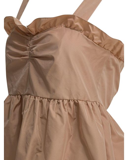 Chloé Brown Balloon Dress