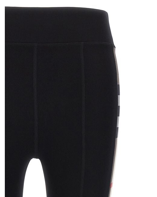 Burberry 'madden' leggings in het Black