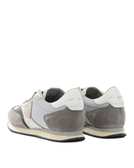 Baskets & Slip On Philippe Model en coloris Gray