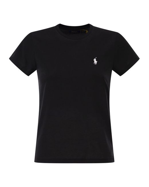 Polo Ralph Lauren Black Classic Fit Crew Neck T Shirt