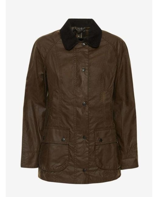 Barbour Brown Beadnell Wax Jacket