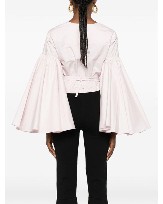 Jacquemus Pink Le Cache Coeur Paysan Top