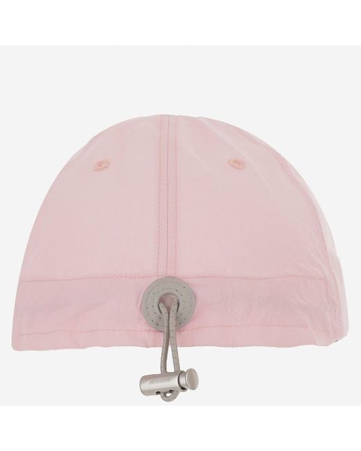Jacquemus Pink Baseballkappe mit Logo