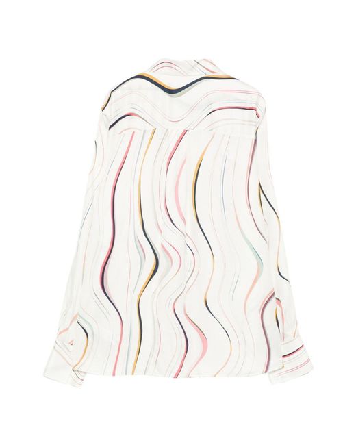 Paul Smith White Regular Printed Shirt