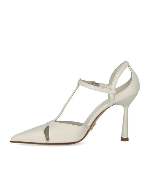 Sergio Levantesi White Maura Pump