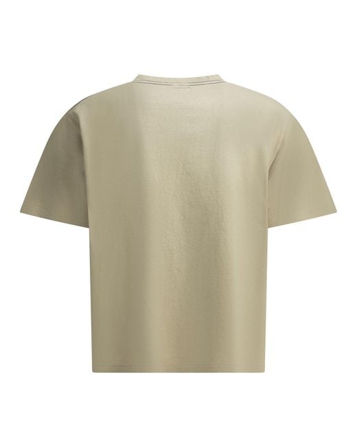 Needles White "Pocket Tee" Crew Neck T Shirt