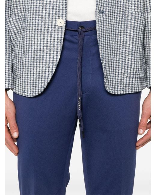 Circolo 1901 Blue Cotton Trousers for men