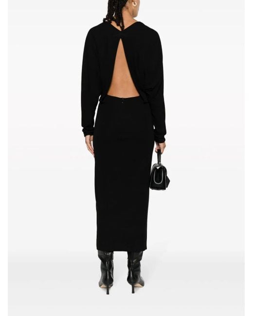 Khaite Black Trina Dress