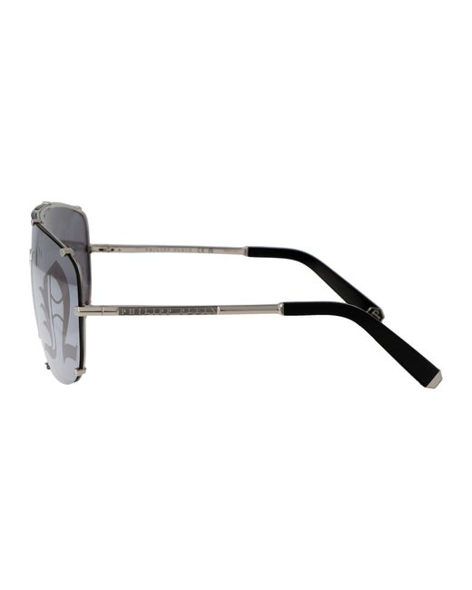 Philipp Plein Gray Sunglasses