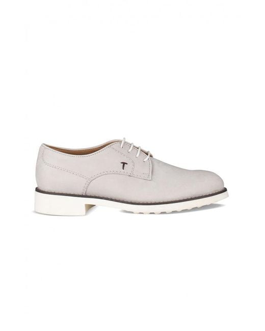 Tod's White Derby
