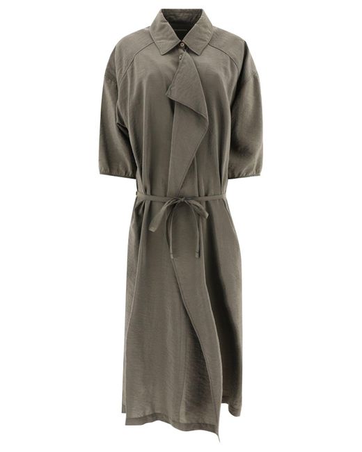 Vestido asimétrico de Lemaire de color Gray