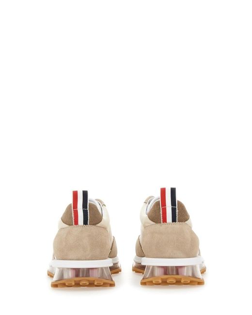 Thom Browne White Tech Runner Sneaker for men