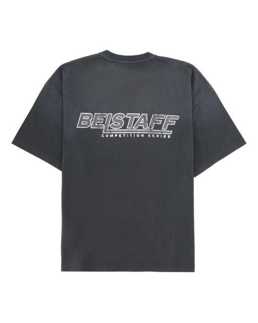Belstaff Black T Shirt Con Logo