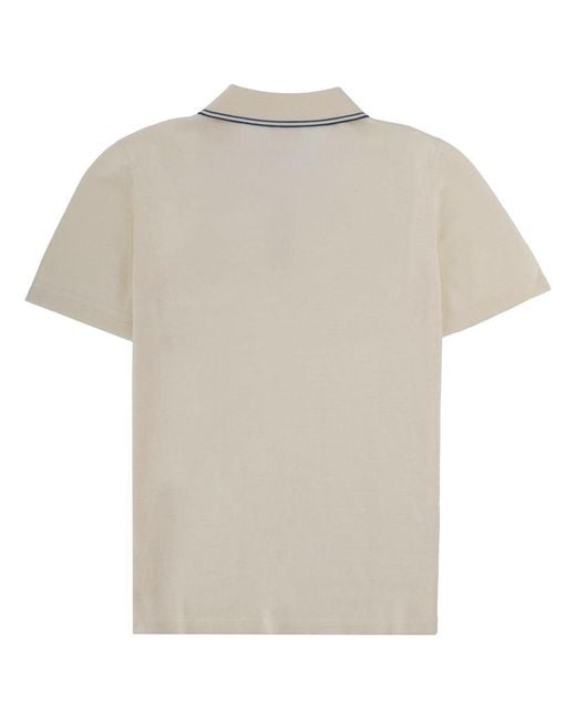 A.P.C. White Polo "Alex" Con Logo