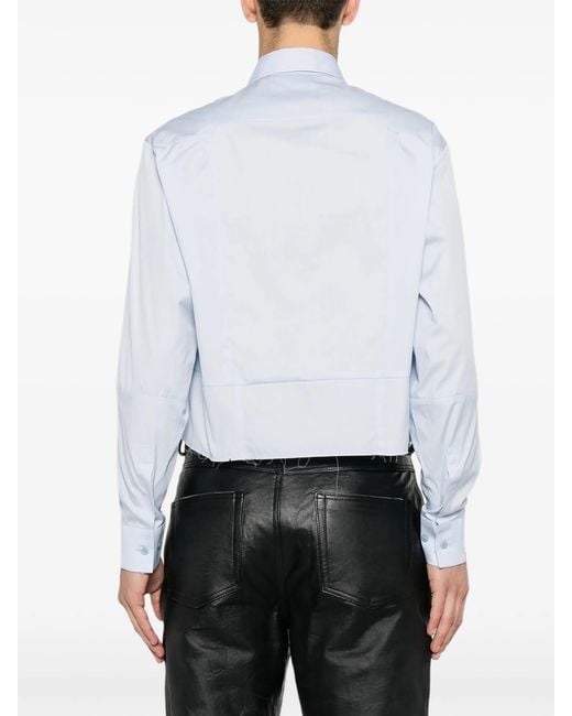 Vetements Blue Cut-Up Shirt
