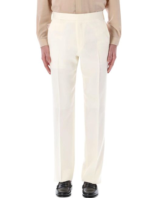 Lardini Broek Ivoor in het White voor heren