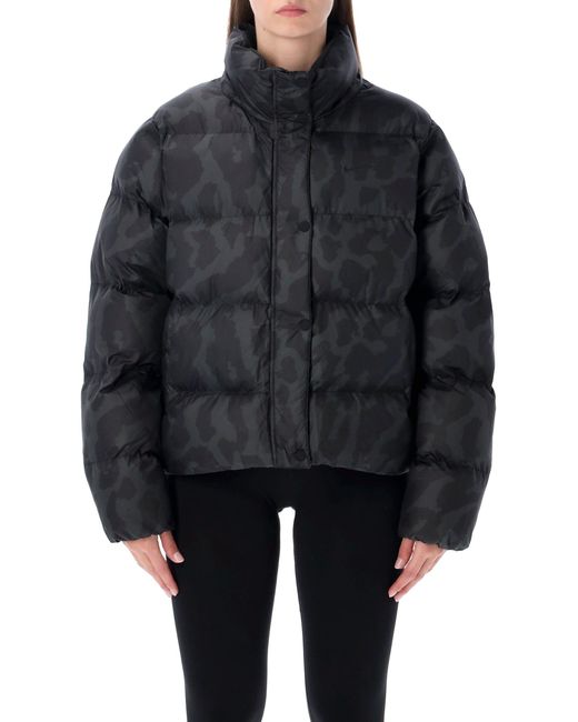 Nike Donsjack Met Print in het Black