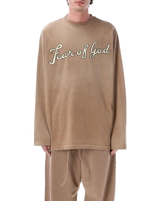 Fear Of God Natural T Shirts And Polos