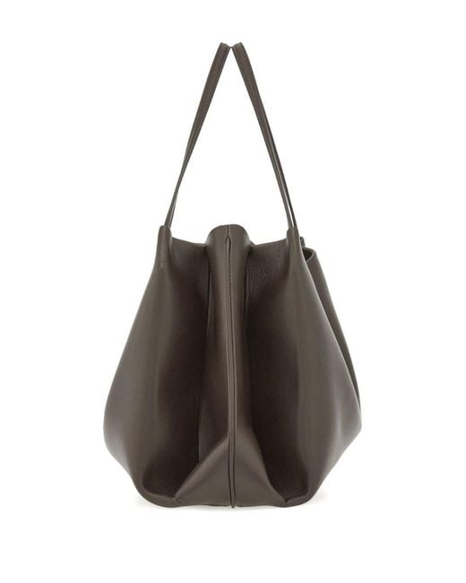 Ferragamo Brown Large Leather Shoulder Bag