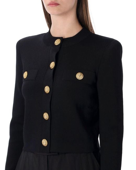Balmain Blue Pullover Schwarz