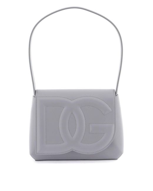 DG -Logo -Umhängetasche Dolce & Gabbana en coloris Gray