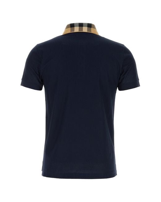 Burberry Blue Cody Polo Shirt for men