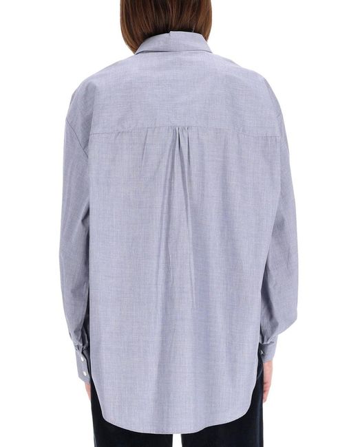 Aspesi Blue Regular Solid Shirt