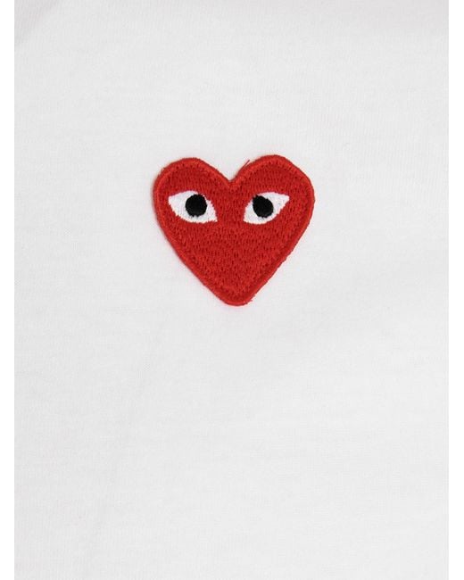 COMME DES GARÇONS PLAY White Heart T-shirt