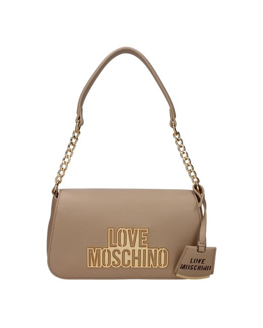Love Moschino Multicolor Liebe Moschino -Umhängetaschen Frauen Polyurethan Beige/Creme
