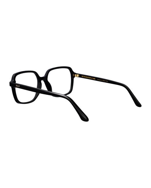 Retrosuperfuture Black Acetate Glasses