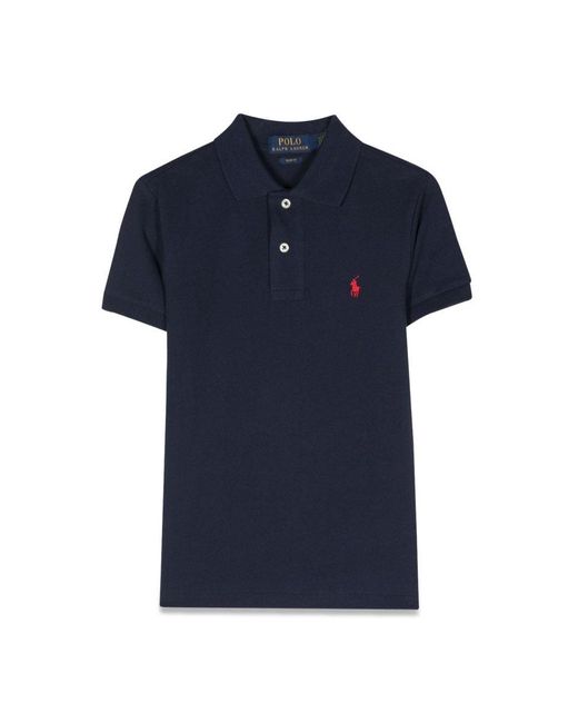 Polo Ralph Lauren Blue Custom Fit Tops Knit