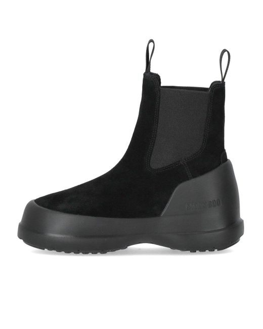 Moon Boot Black Luna Chelsea Boot for men