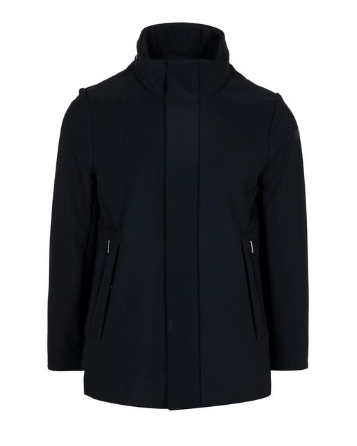 Abrigos Negro Rrd de color Blue