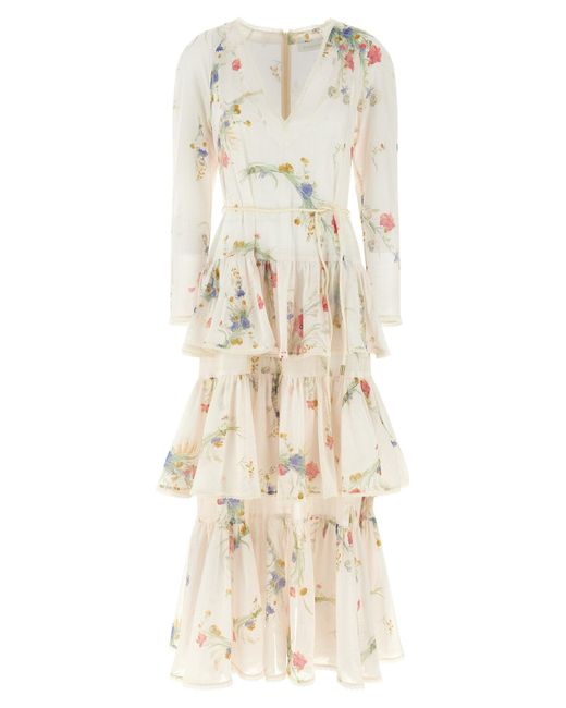 Abito 'Lucky Maxi' di Zimmermann in Natural