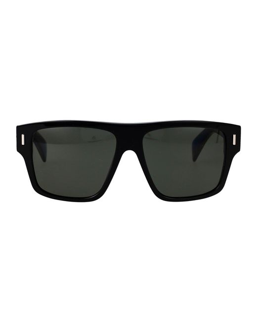 McQueen Black Acetate Sunglasses