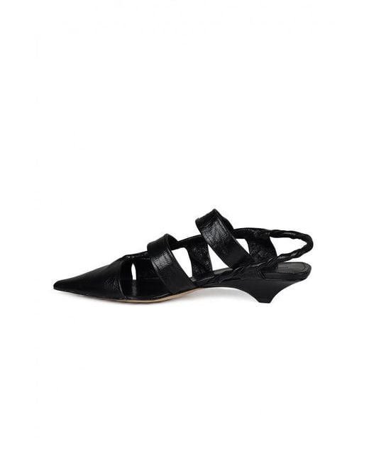 Bottega Veneta Sandalen Bv Punt Zwart in het Black