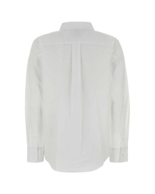 Calvin Klein White Poplin Shirt