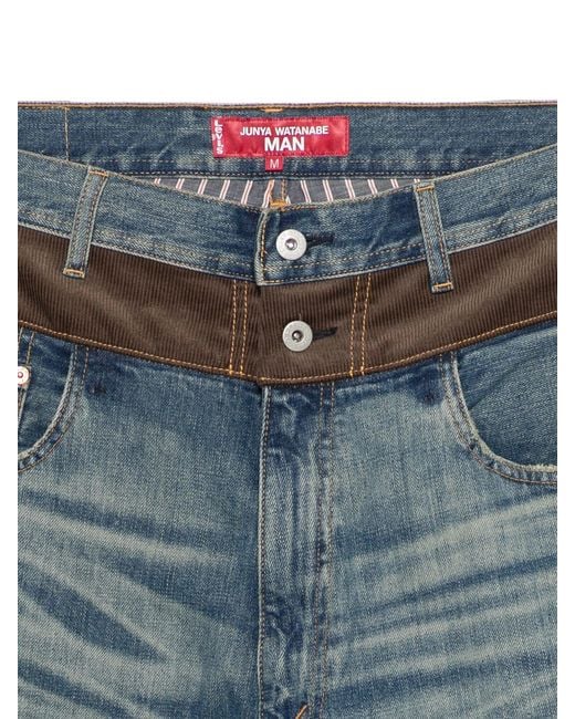 Junya Watanabe Blue X Levis Cotton Jeans for men