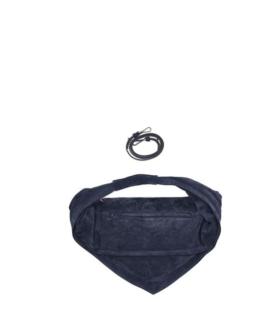 FEDERICO CINA Blue Maxi Tortellino Tote Bag Swede