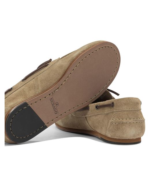 Sebago Brown "Owen" Lace-Up Loafers