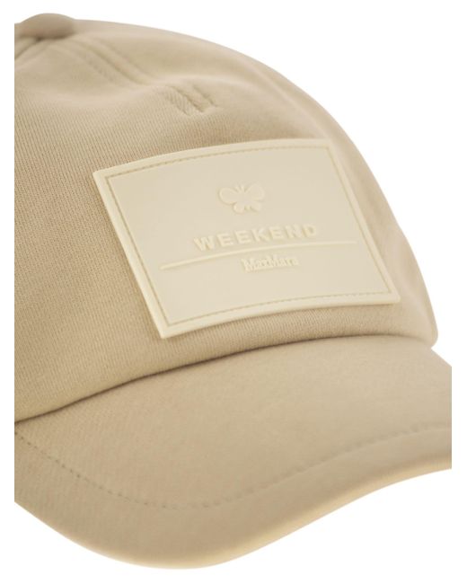 Weekend by Maxmara Natural Alloro Plüsch Baseballkappe
