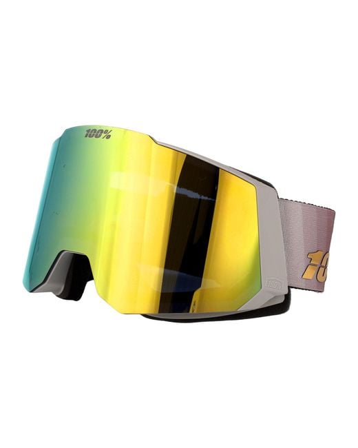 100% Yellow Turbine Polycarbonate Sunglasses